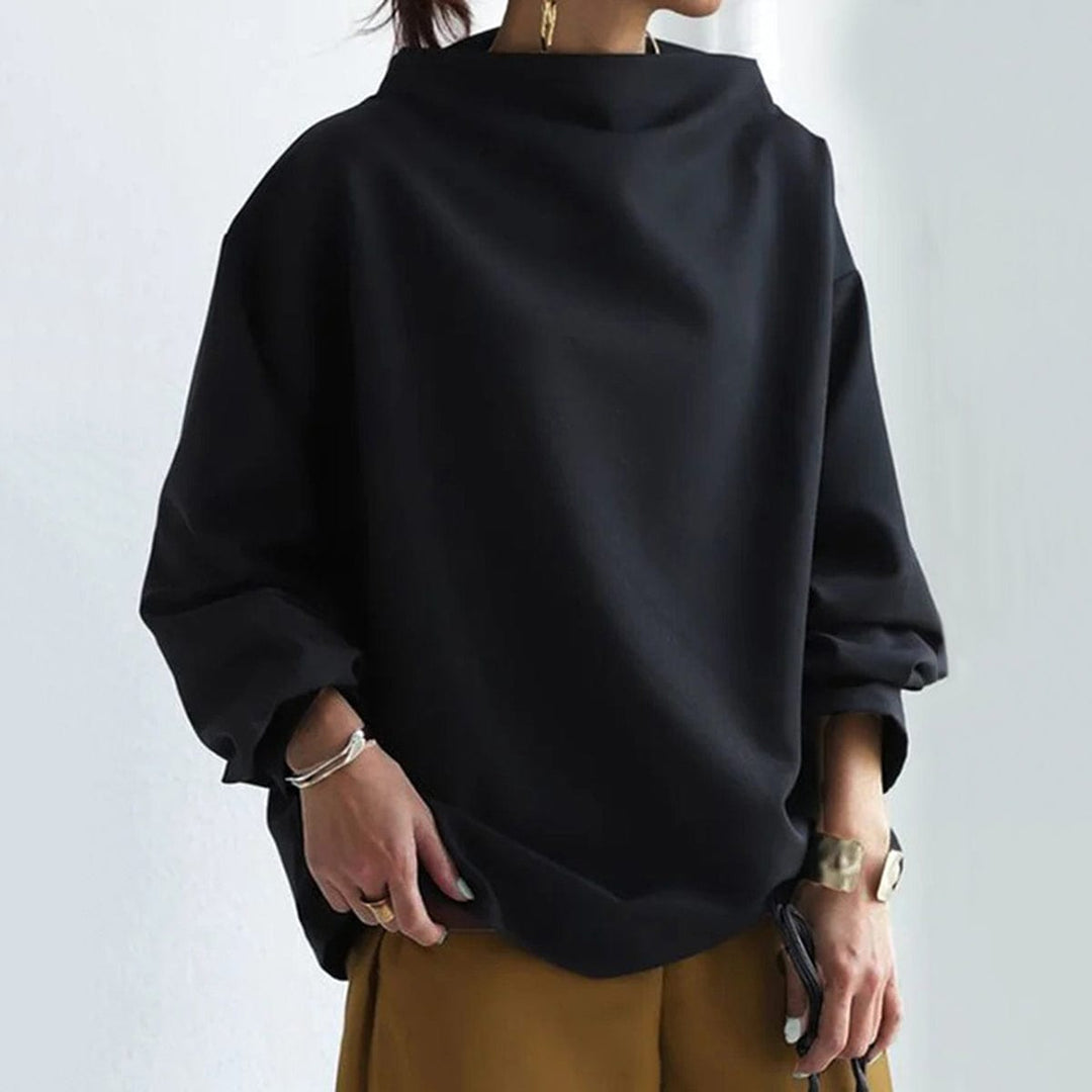Lisa | Casual Top with High Neck