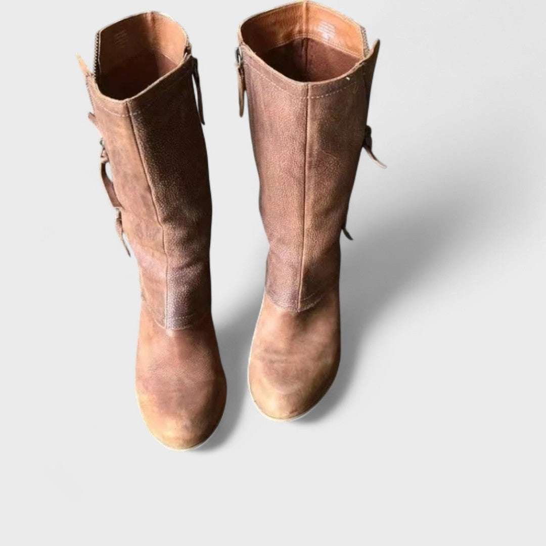 Alma - Mid-Calf Vintage Boots