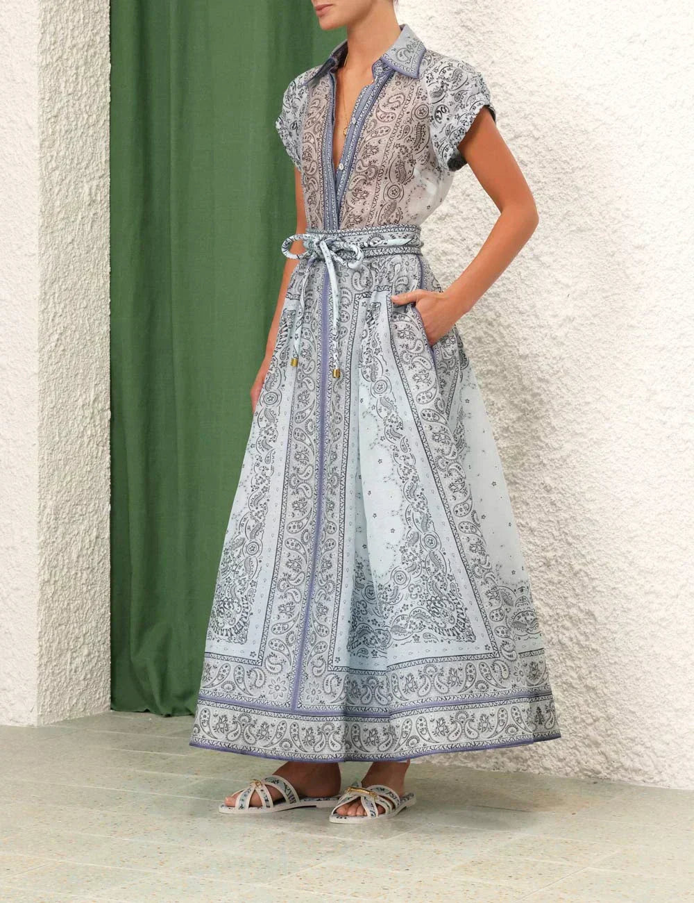 Adele - Bohemian Printed Two-Piece Set