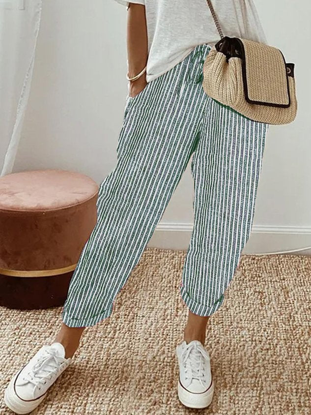 Elegant Comfort Fluid Trousers
