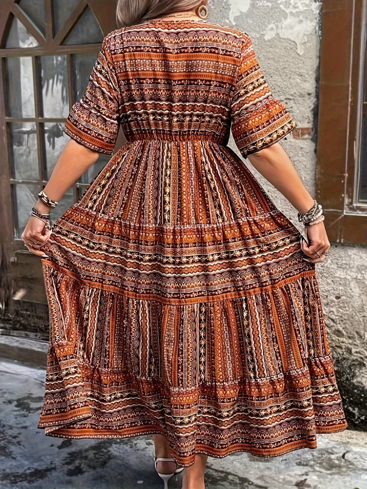 Joraine - Fluid Ethnic Dress