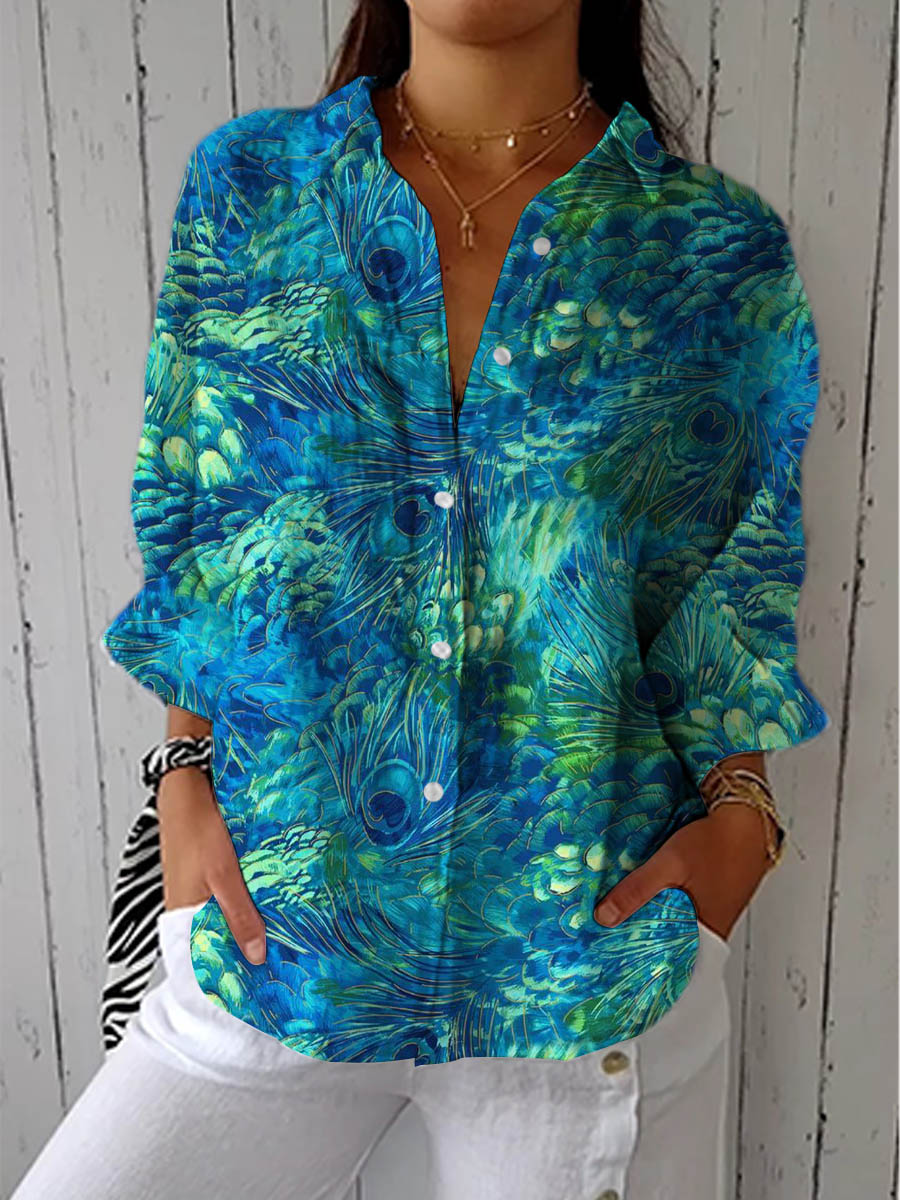 Florina | Peafowl Blouse