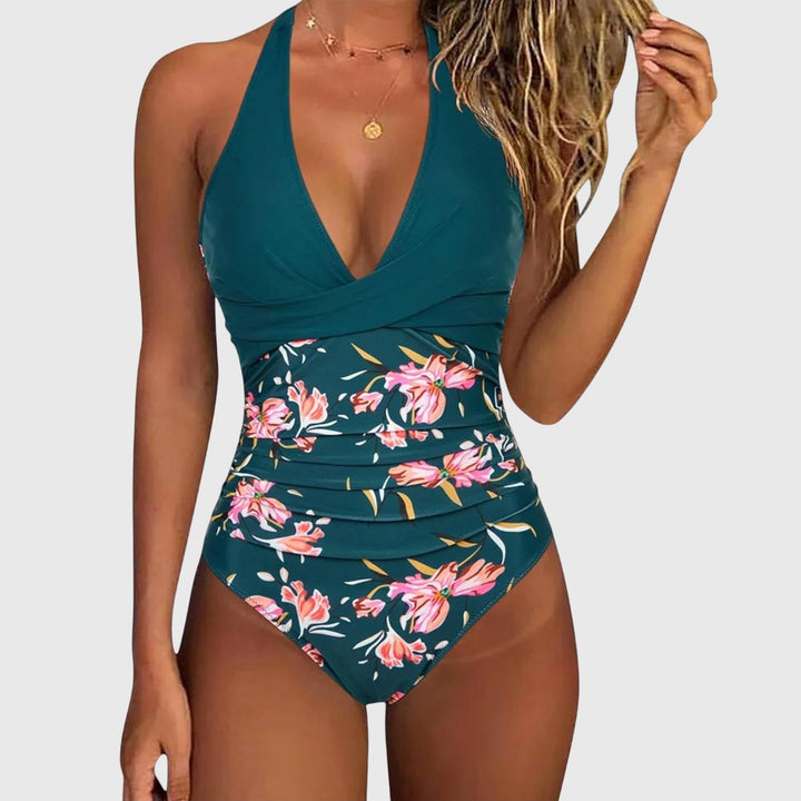 Florence | Elegant Deep-V Swimsuit