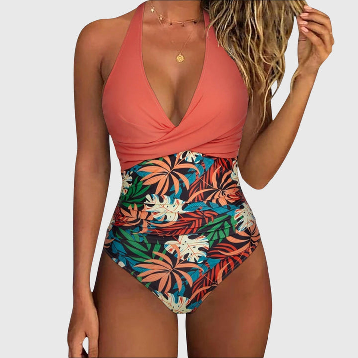 Florence | Elegant Deep-V Swimsuit