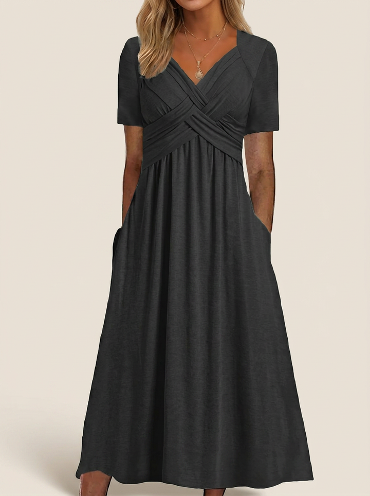 ISADORA | ELEGANT A-LINE MIDI DRESS