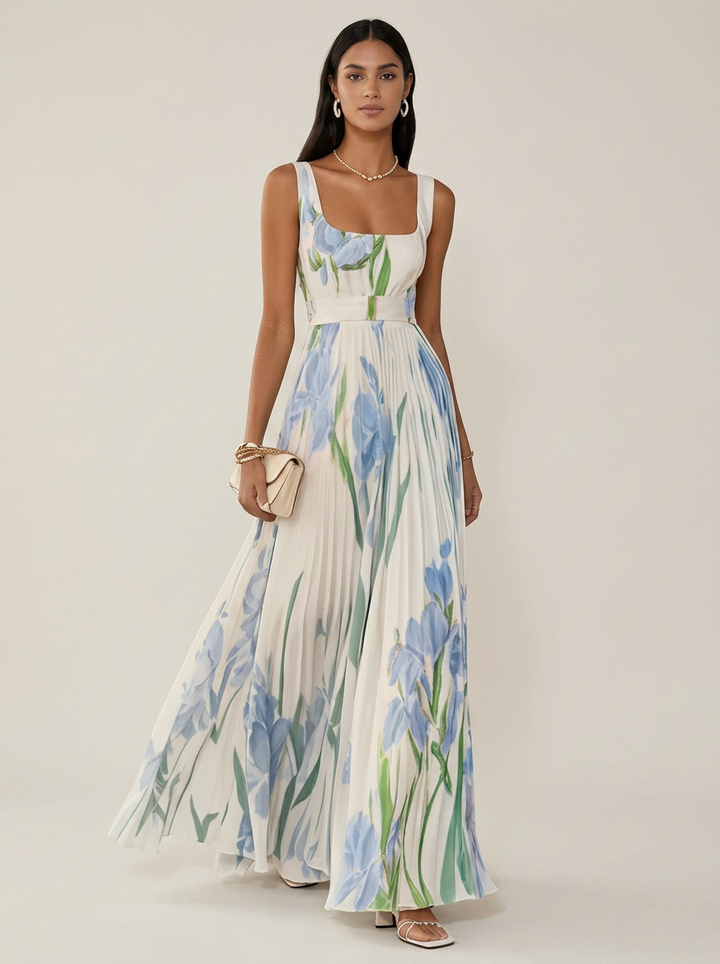 LYRA | Elegant Floral Maxi Dress