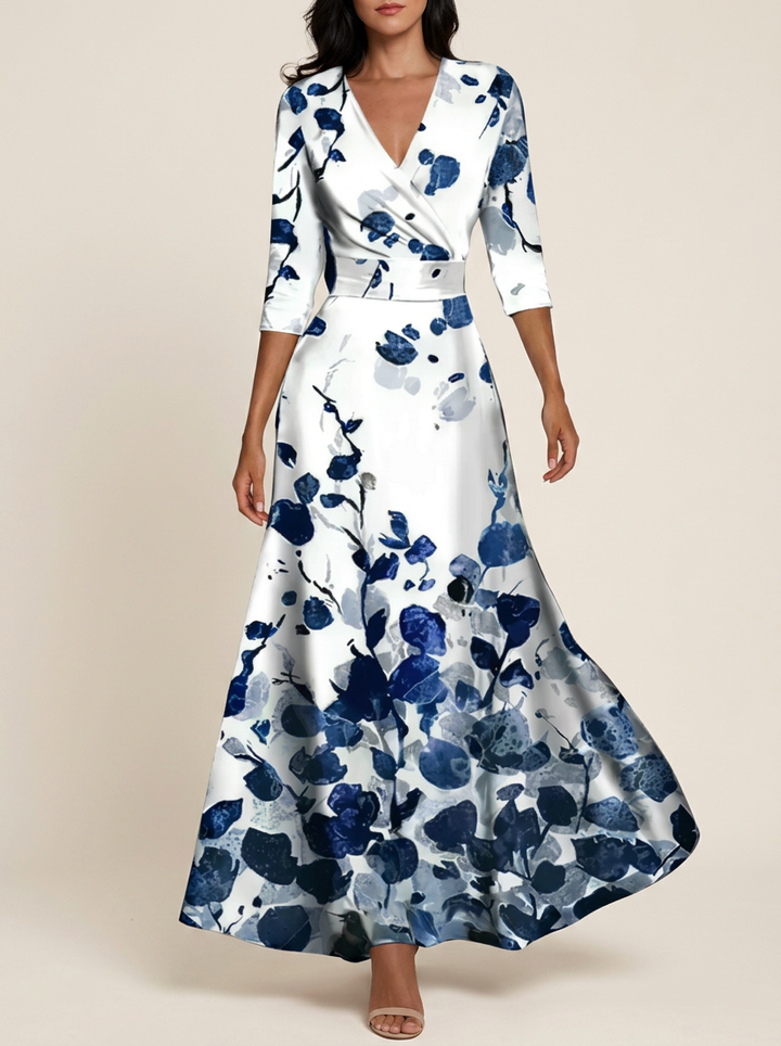 CALLA | Sculpting Floral Maxi Dress