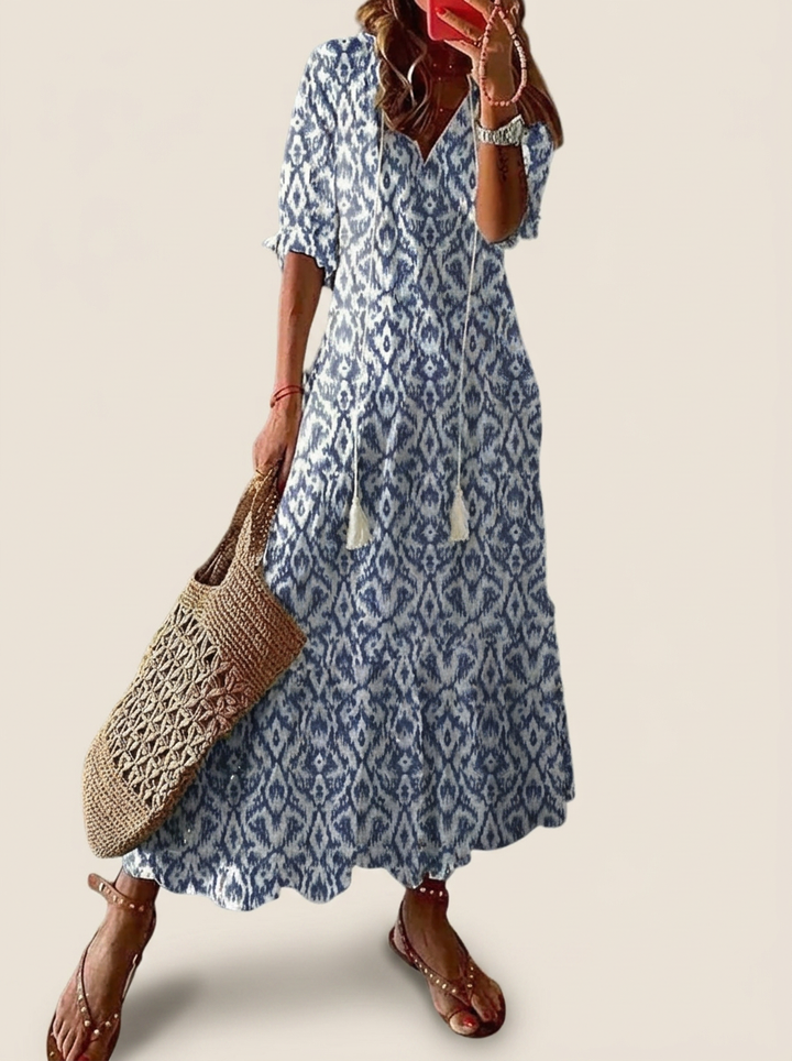 Amalia | Vintage Boho Summer Maxi Dress