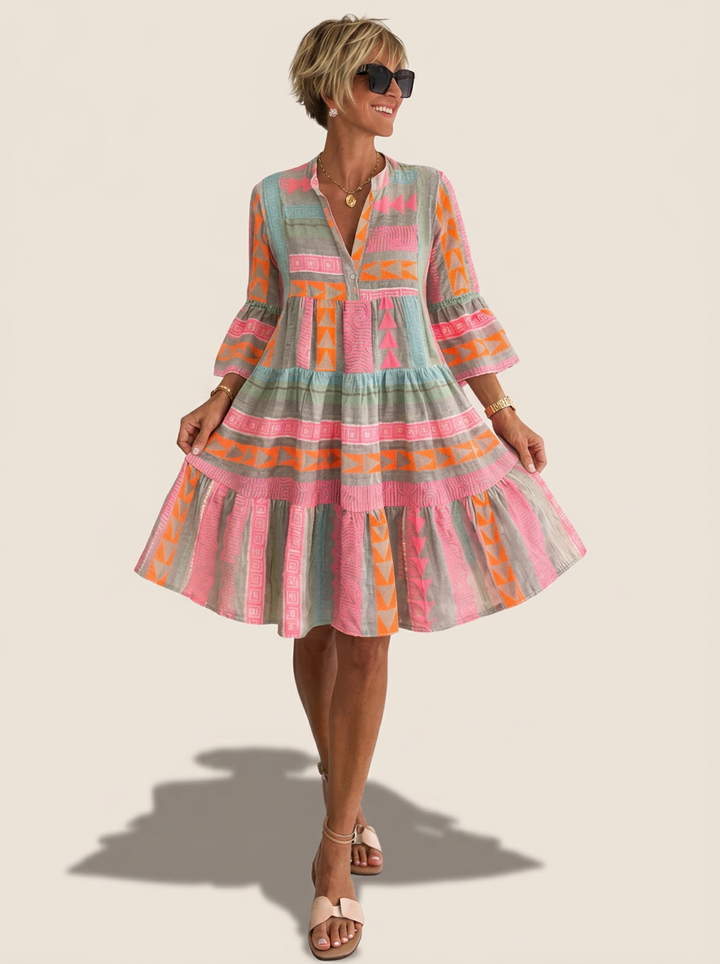 NOVA | Vibrant Midi Dress