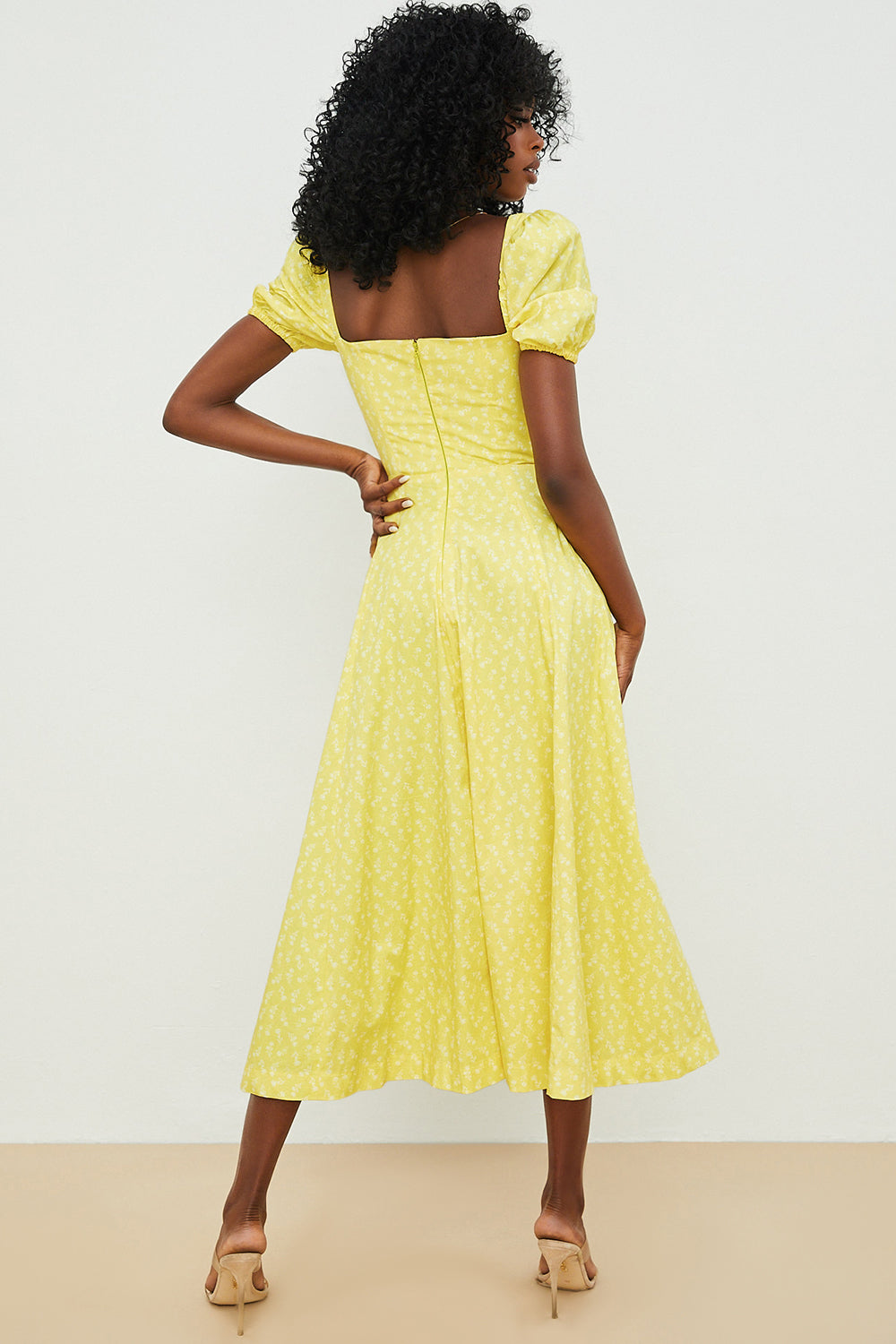 Aviana - Puff Sleeve Bloom Dress