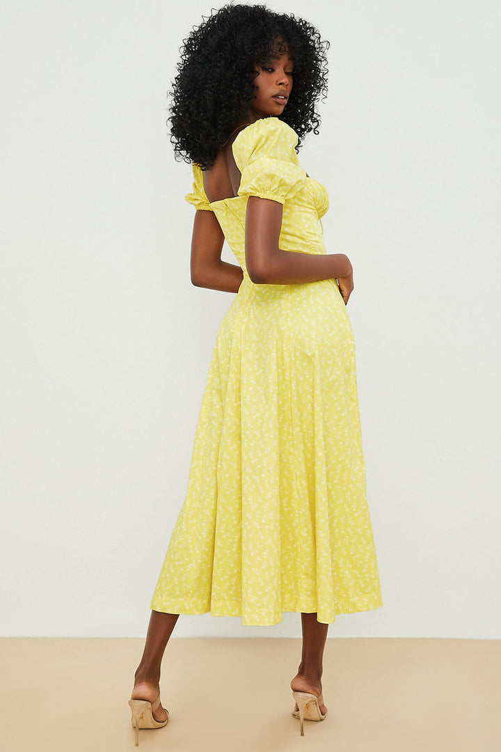 Aviana - Puff Sleeve Bloom Dress