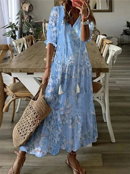Michaela - Boho Dress with Tummy Coverage
